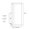 THIRLO EXTERIOR WHITE WALL LIGHT